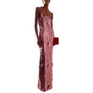 Linda Charm Womens  Embellished Maxi Dress